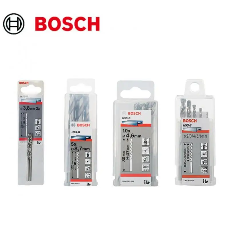 Набор сверл Bosch по металлу 1-10 мм