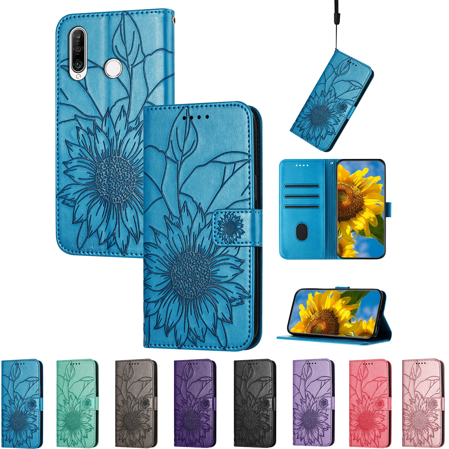 

Leather Case For Huawei P30 P20 Mate 20 Mate 10 Pro Mate 10 Lite Nova 9 9Pro 3e 2i P Smart Z Y9 Y6 Prime Wallet Flip phone cases