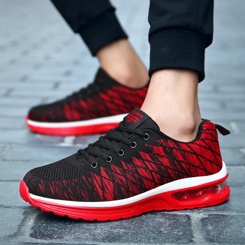 Hot Fashion Couple Running Shoes Men Lightweight Air Sneakers Women Mesh Sneakers Breathable Sports Shoes Men Athletic Footwear