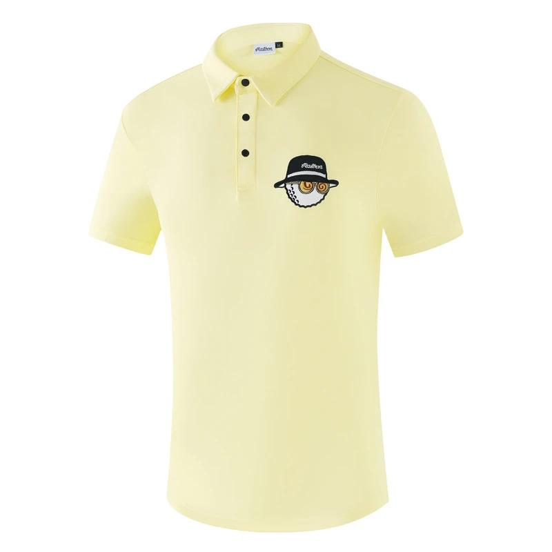 Summer Korean golf men's short-sleeved T-shirt new breathable quick-drying lapel stretch top