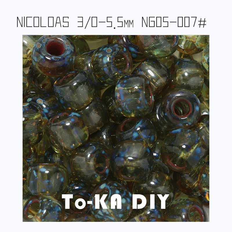 Николас импортированная европейская цветная серия с серой Пикассо 5 мм круглые