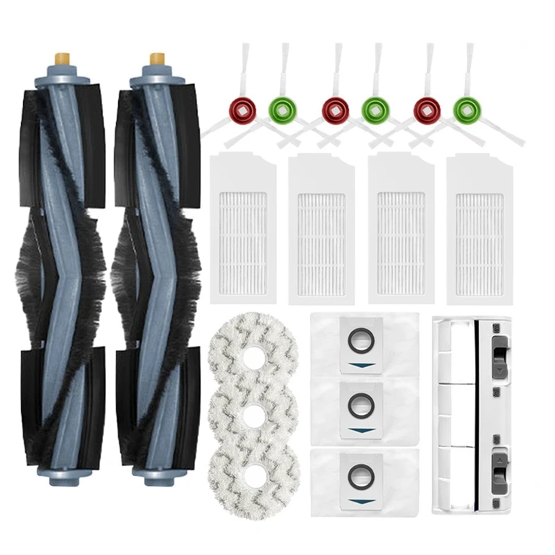 

Top Deals Main Side Brush Cover Hepa Filter Dust Bag Box For Ecovacs Debot X1 Turbo Omni Robotic Vacumm Cleaner Accessories Part