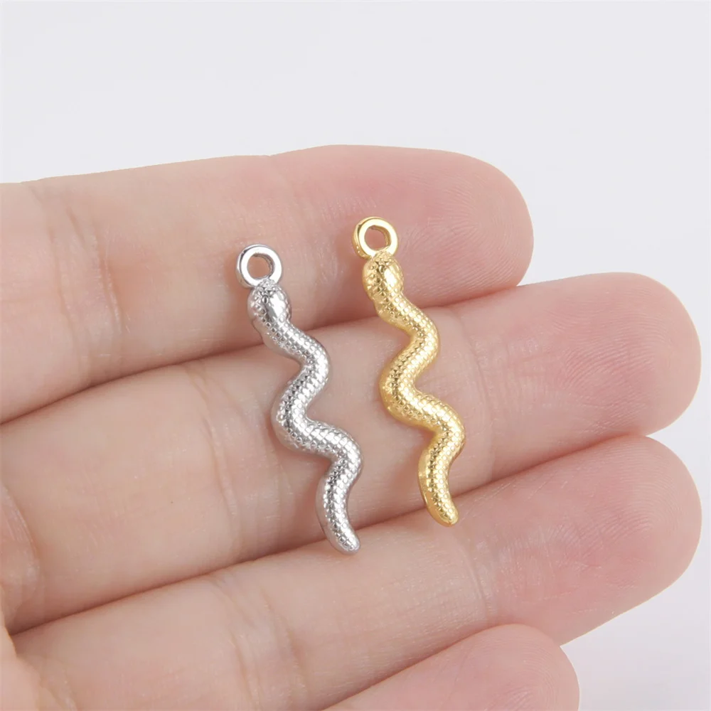 My Shape 5 pcs Небольшие подвески в виде змеи для браслета ожерелья ножные браслеты из