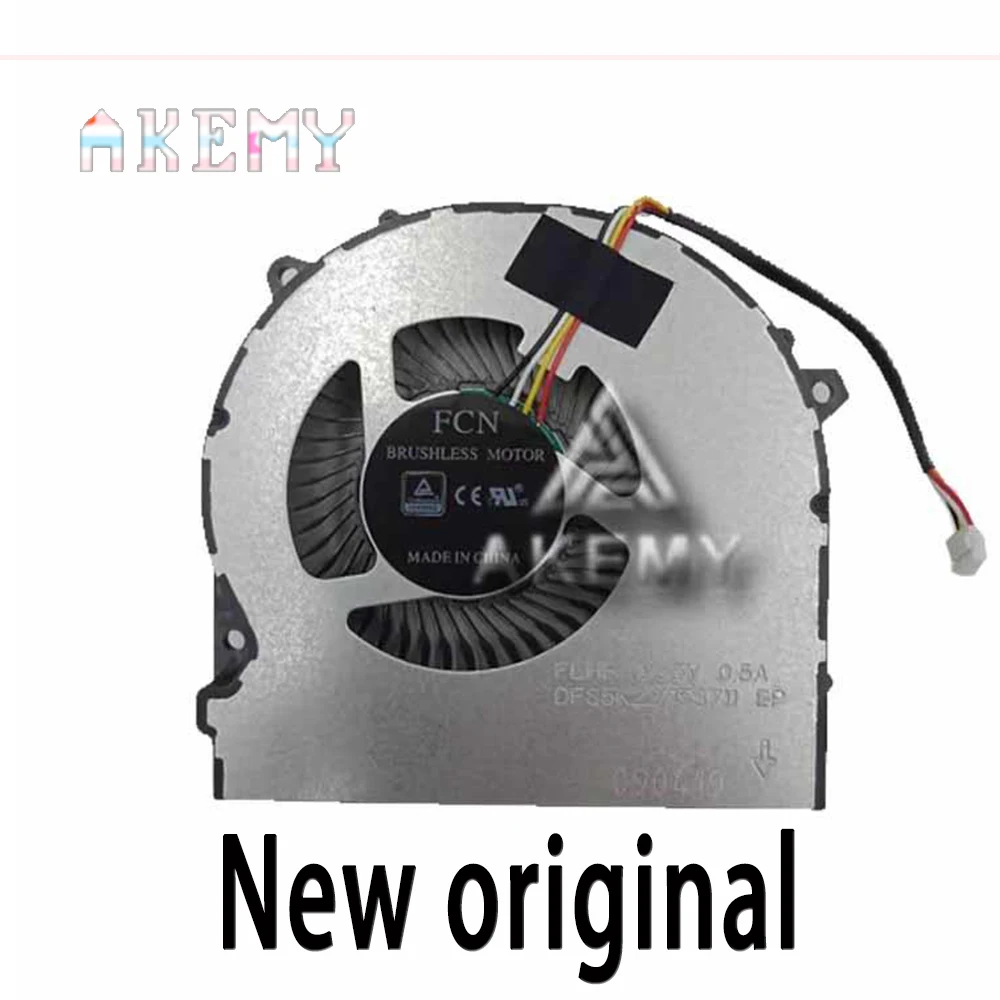 

Новый оригинальный охлаждающий вентилятор для ноутбука Clevo DFS5K221153711 FLHF DC5V 0.5A