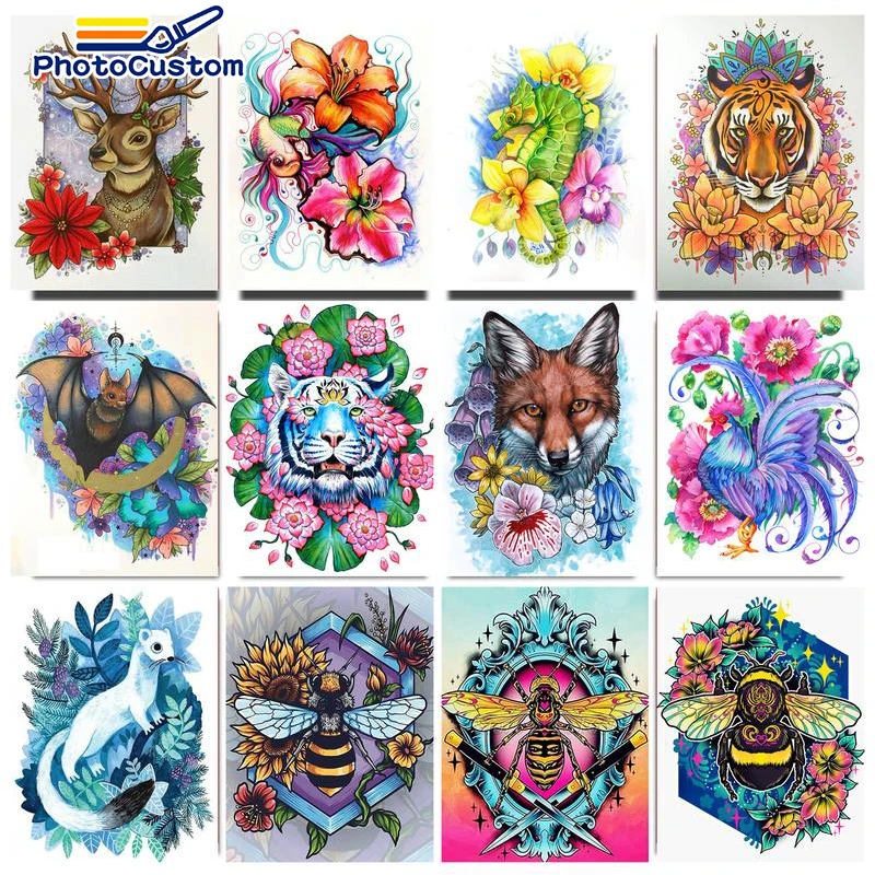 Набор для рисования по номерам на холсте, без рамки