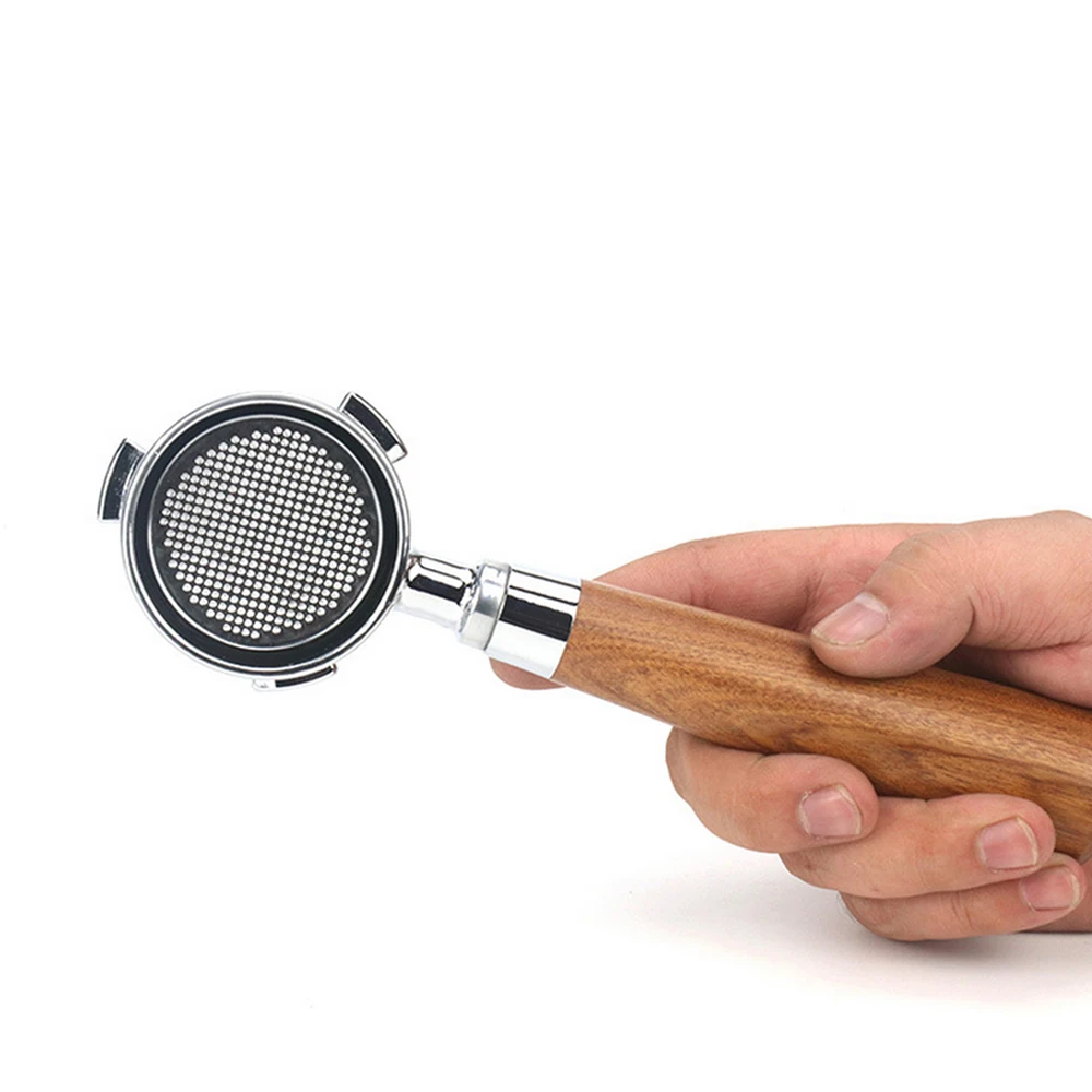 Портафильтр без дна для кофе с корзиной фильтра замена деревянной ручки