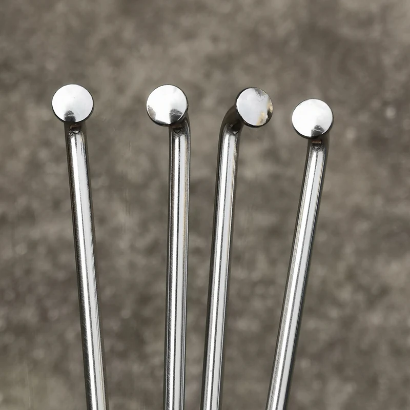 9G Диаметр 3 5 мм Серебристый цвет Круглый корпус J-изгиб Мотоциклетные спицы