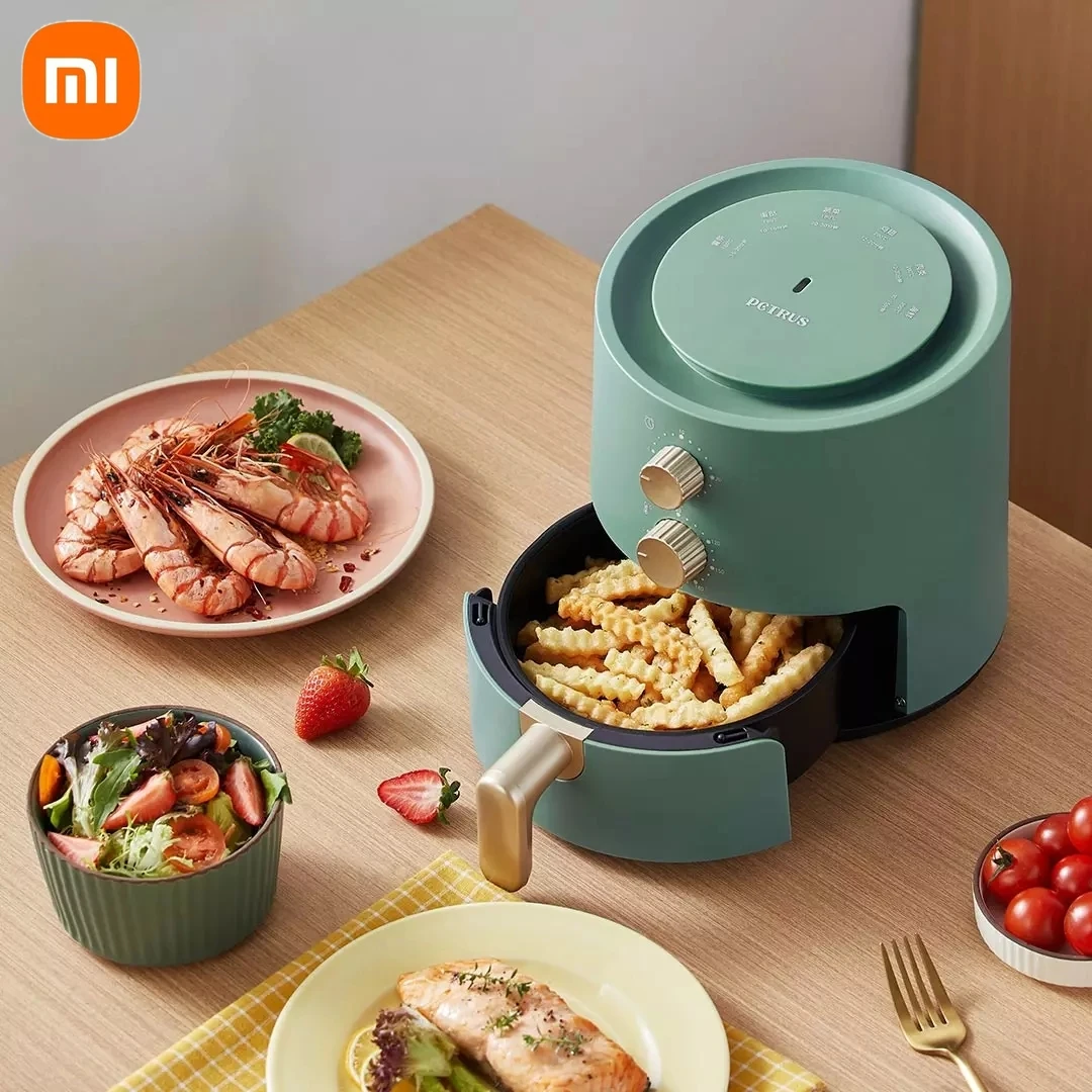 

Xiaomi Youpin 1.3L мини воздушная фритюрница без масляной печи 700 Вт антипригарная корзина кухонная Жарка мульти Bandejas воздушная фритюрница