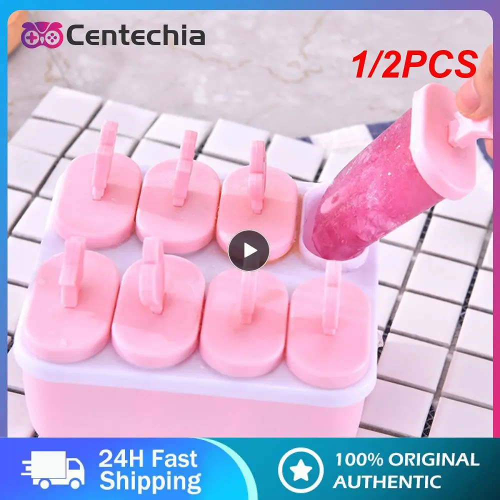 

1/2PCS Silicone Ice Cream Mold Diy Popsicle Makers Summer Ice Cream Yogurt Jelly Ice Mold DIY Kitchen Tools Accessories