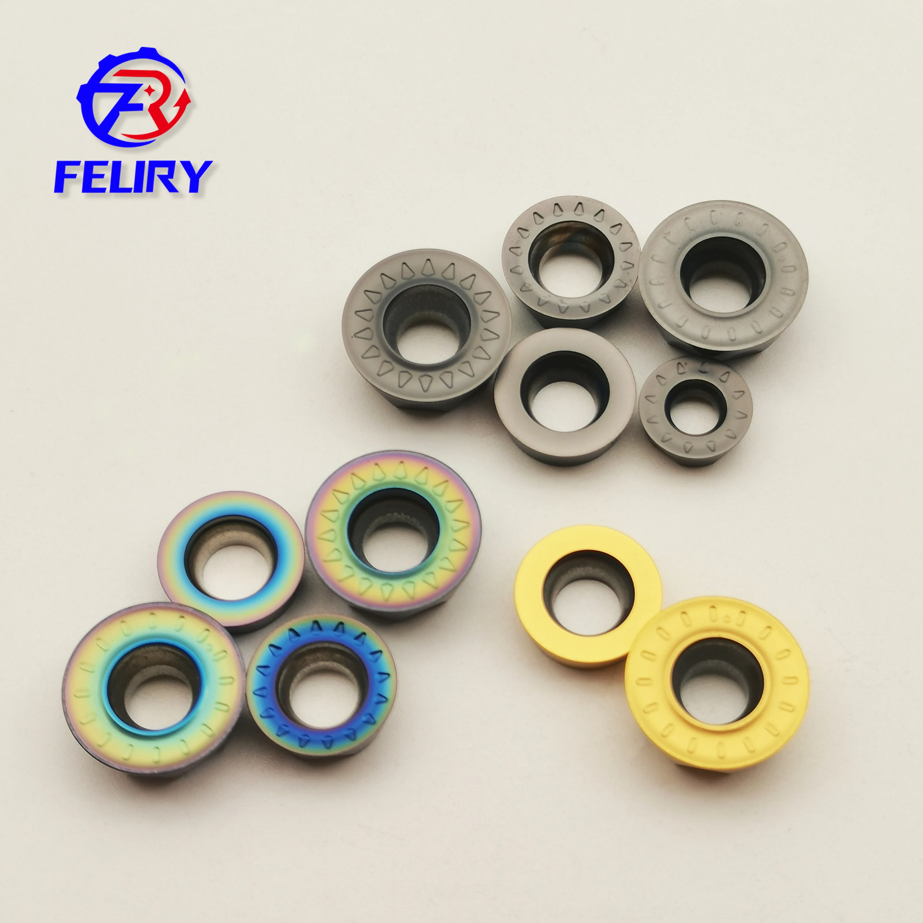 

Высококачественные твердосплавные инструменты с ЧПУ, такие как RPMT08 RPMT10 RPMT12 LF6028 6018 TF618, подходят для обработки различных материалов RPMT.