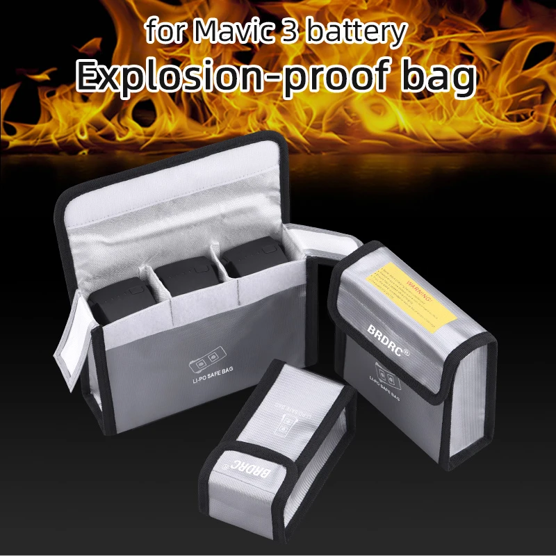 

LiPo Safe Battery Explosion-proof Protective Bag for DJI Mavic 3 Drone