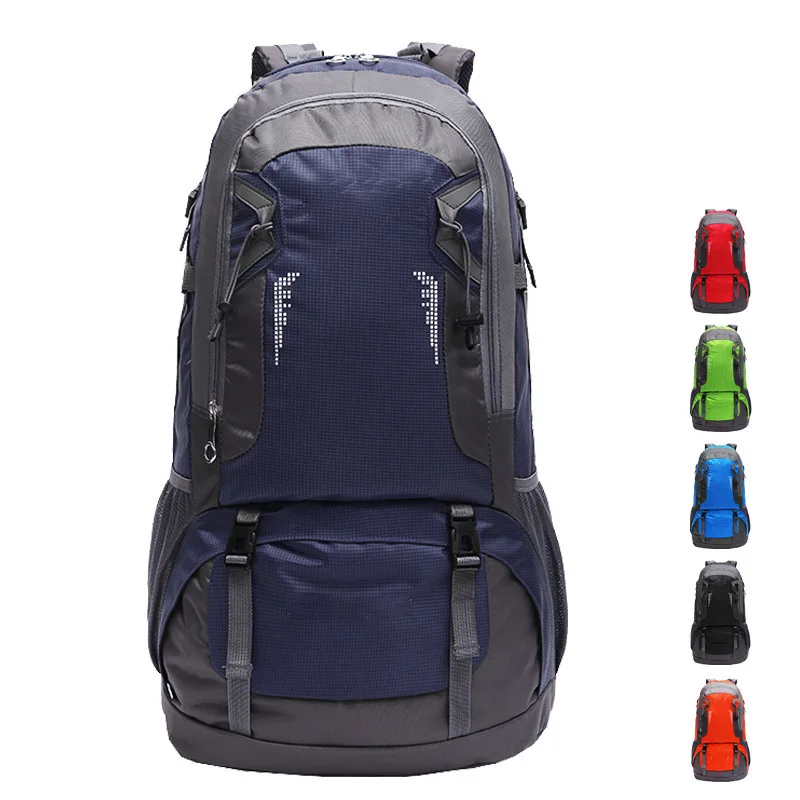 

Outdoor Men Backpack Camping Climbing 60L Nylon Large Bag Waterproof Mountaineering Hiking Cycling Women Travel Bag Rucksack