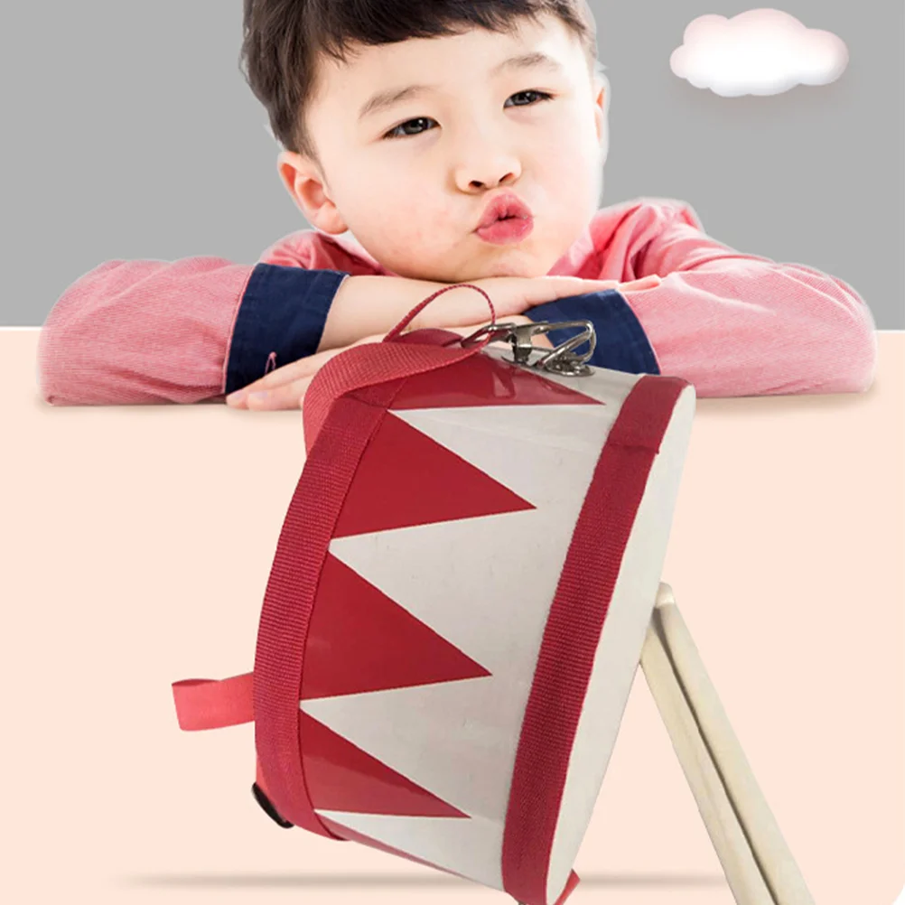 

Children Present Snare Toddler Percussion Toys Polyester Drum Head Drumsticks Professional