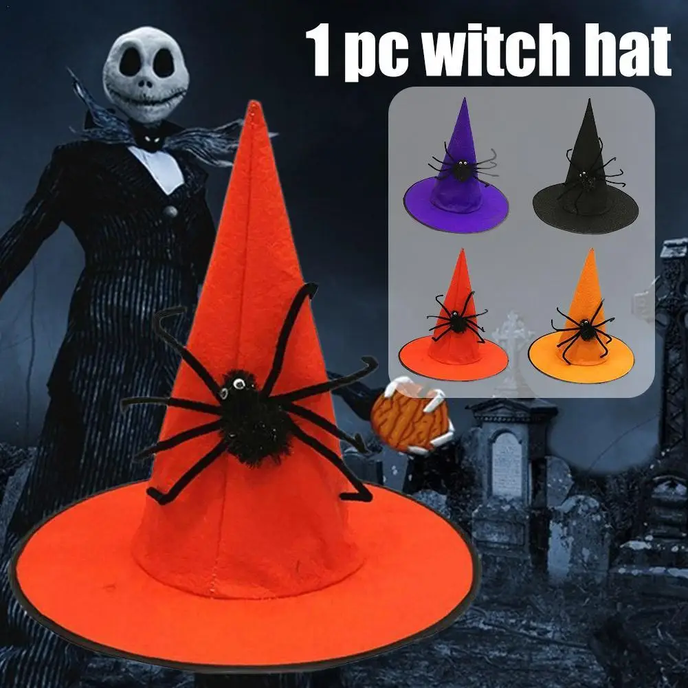 

Хэллоуин ведьма шляпа взрослые реквизит для косплея женская шляпа для Хэллоуина танцевальвечерние НКА свадебные принадлежности украшение...