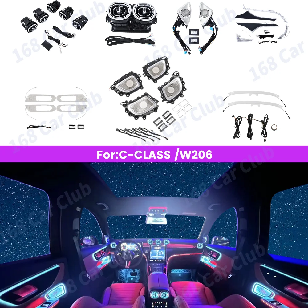 64 цветные вентиляционные отверстия новая стандартная внешняя связь для Mercedes Benz