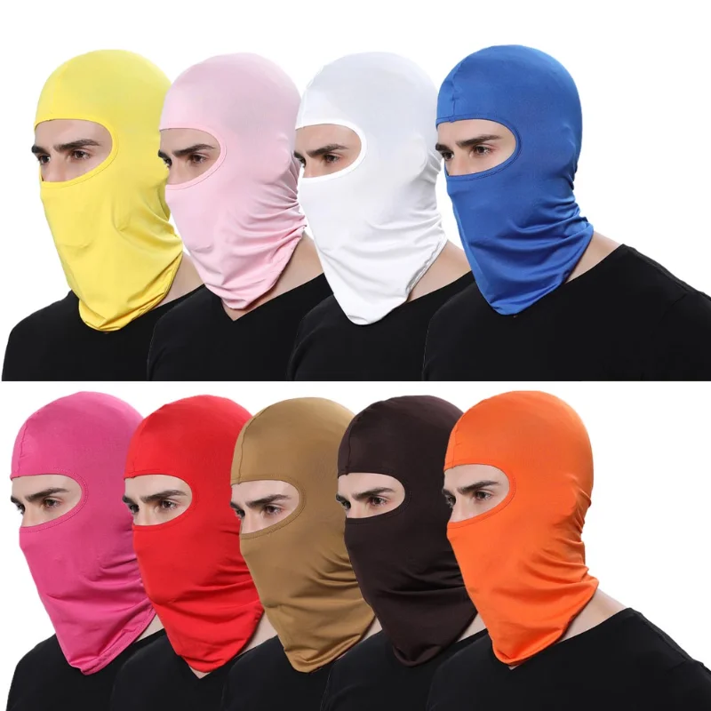 

Cycling Lycra Bandana Motorcycle Windproof Balaclava Ski Face Hat Riding Hood Helmet For Outdoor Sports Riding Mask Hood Bandana