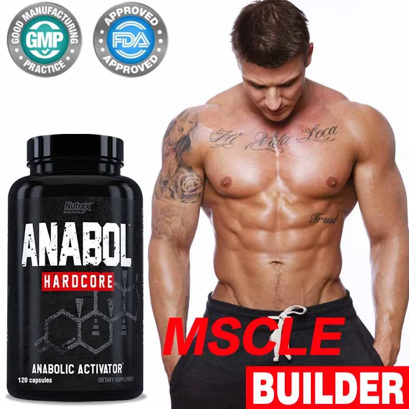 

Anabolic Activators, Muscle Builders & Hardeners for Bigger, Stronger, Harder, Denser Muscle for Men 120 Capsules