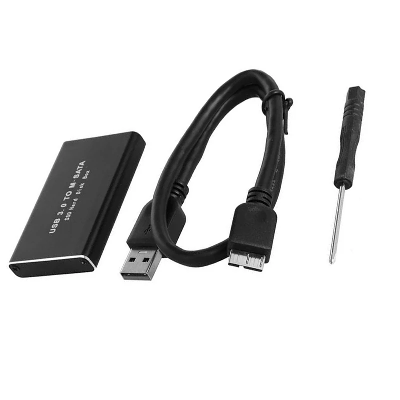 

20X MSATA к USB 3,0 SSD корпус внешний жесткий диск коробка для хранения Чехол адаптер для 30x50 мм 30x30 мм MSATA SSD