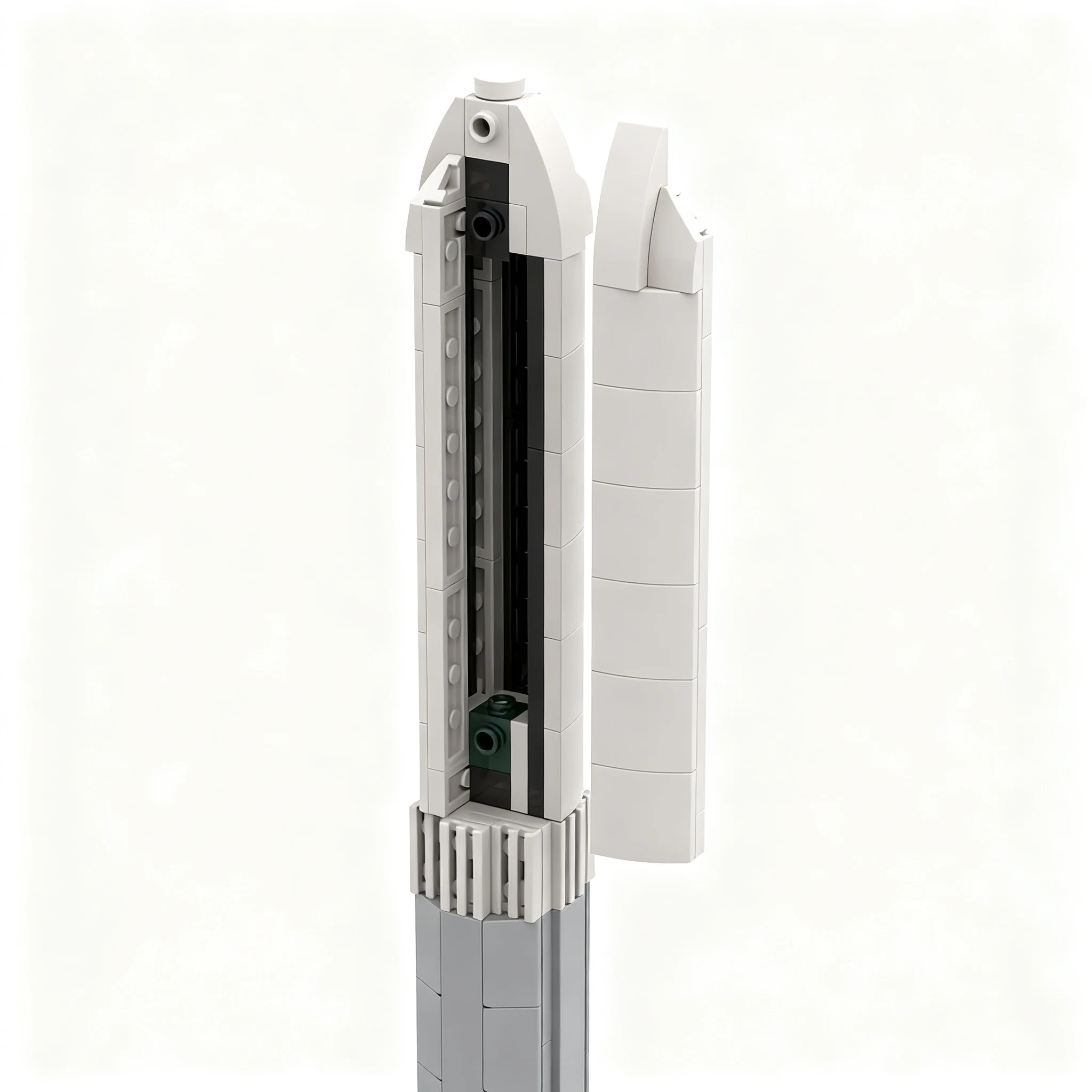 239 деталей MOC Space Atlas EF Agena D Saturn V, масштабная модель, строительные блоки, игрушка, образовательный конструктор, креативное творчество, 3D-коллекция. (art.: 3920dd0163f2f) - 3920dd0163f2f