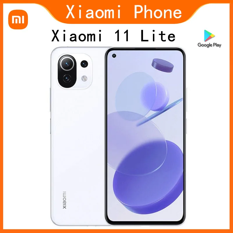 Xiaomi-Smartphone Mi 11 Lite 5G, 8GB + 128GB, Snapdragon 780G, 64MP, NFC, Pantalla Completa AMOLED, 90HZ, actualización