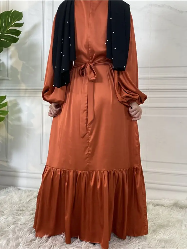 Vestido Longo Ramadan Abaya Turkey Islam Arabic Muslim Modest Long Hijab Dress For Women Kaftans Robe Longue Femme Musulmane