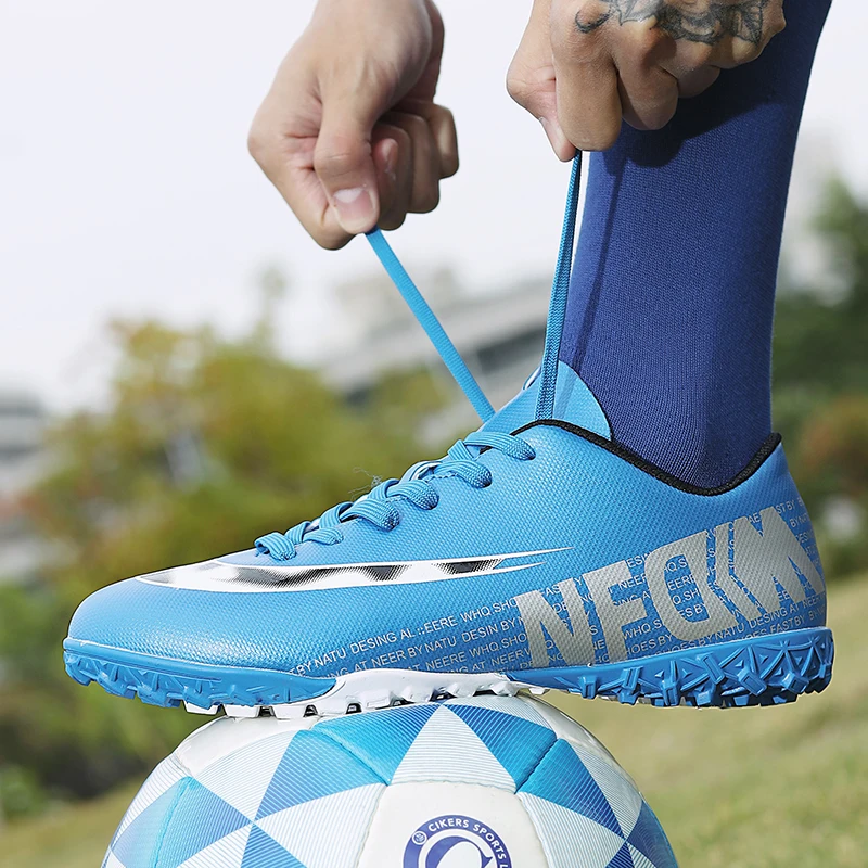 SENAGE Children Professional Soccer Shoes Outdoors Football Cleats Kids Boy Futsal Turf Sneakers Men Training Football Boots