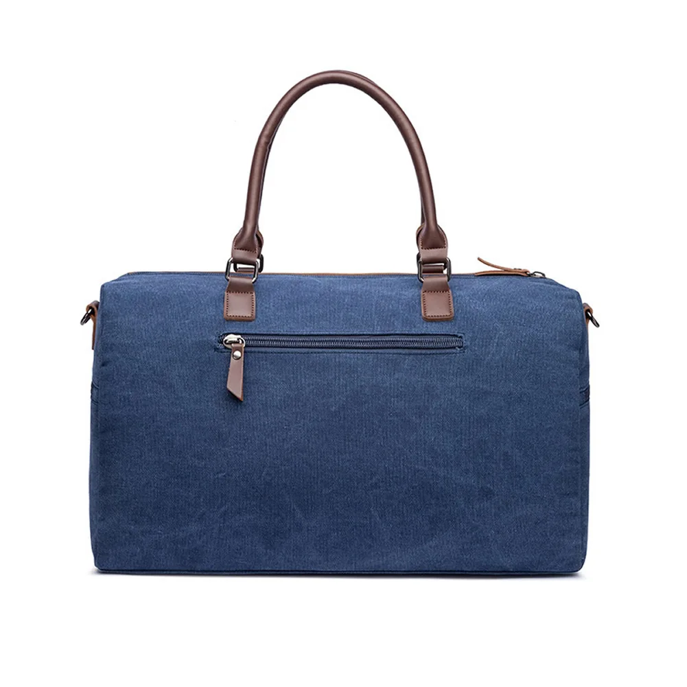 GNWXY Korean Portable Canvas Hand Luggage Big Bag Large Capacity Men Travel Bags Dropshipping Weekend Duffle Travel Bag