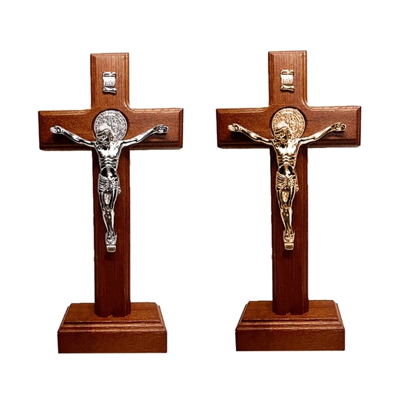 

Ornament Standing Statue Decorative Figurine Art Crafts for Christian Church Meditation Praying Crafts