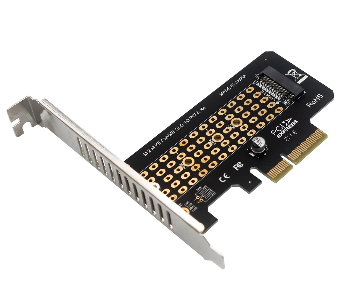 

NVME Expansion Card M.2 To PCI-E 3.0 Adapter Card M-Key PCIE X4/X8/X16 Riser Expansion Card For 2230/2242/2260/2280 M.2 SSD