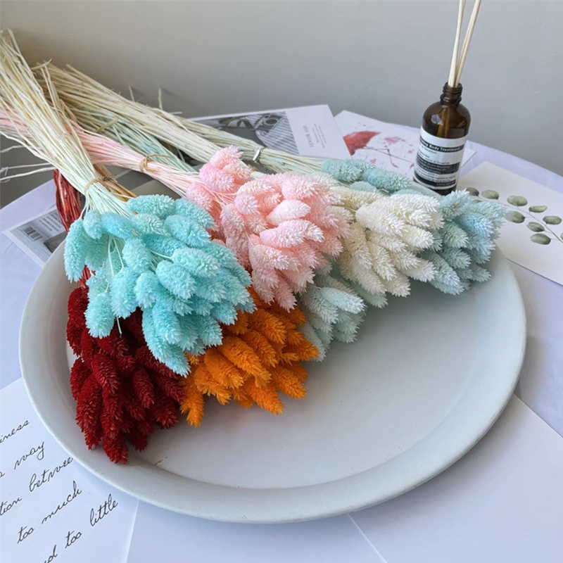 

Natural Dried Flower Gem Grass Bouquet Mini Wedding Flower Arrangement Decoration Home Party Display Flores Trockenblumen