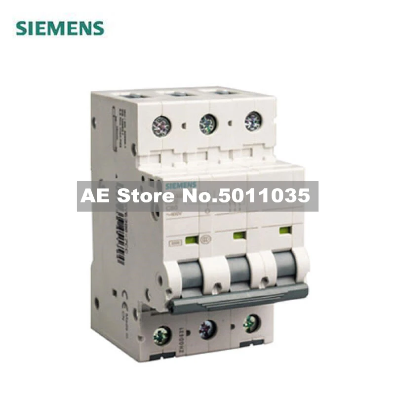 

5SY63107CC Siemens miniature circuit breaker 10A 3P C 6kA; 5SY63P C10