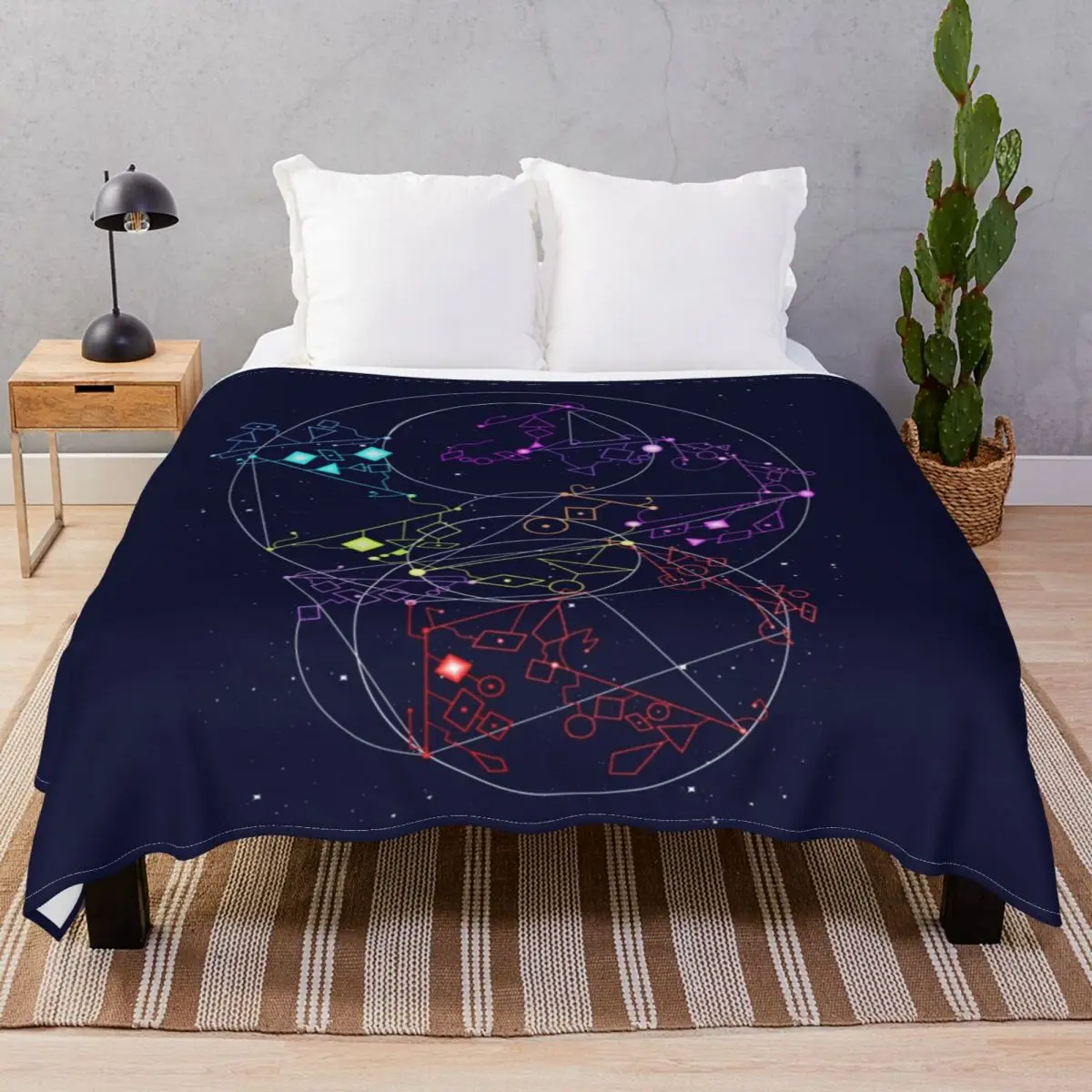 She-Ra Constellations Blanket Velvet Autumn/Winter Lightweight Thin Throw Blankets for Bedding Sofa Travel Office
