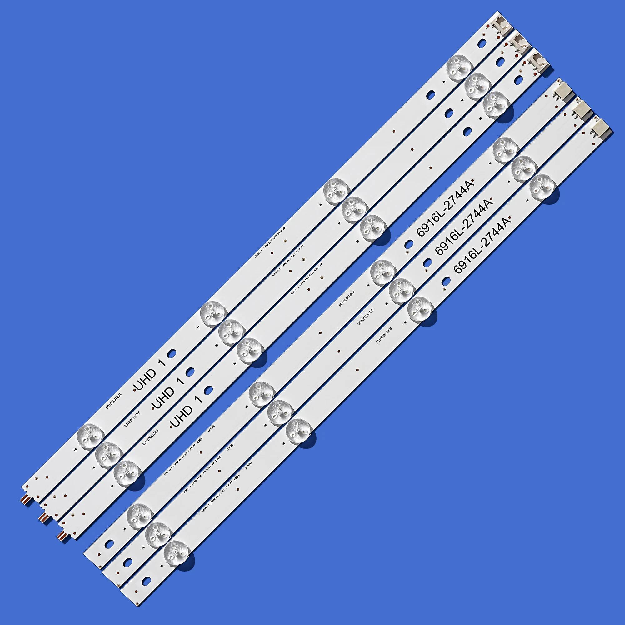 

Светодиодная лента для подсветки с 8 лампами 6916L-2744A 6916L-2743A 6916L-2867B 2867A 2867G для подсветки 43 "V17 43LJ614V 43LV340C 43UJ670V LC430DQE