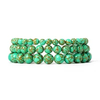 original gold color thread turquoises bracelets women natural stone quartzs beads stretch bracelet chakra healing reiki jewelry
