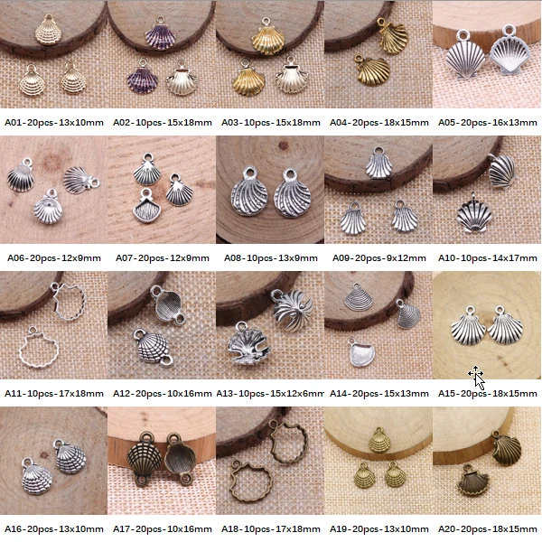 

New Arrival Small Shell Charms For Jewelry Making Gifts For Women