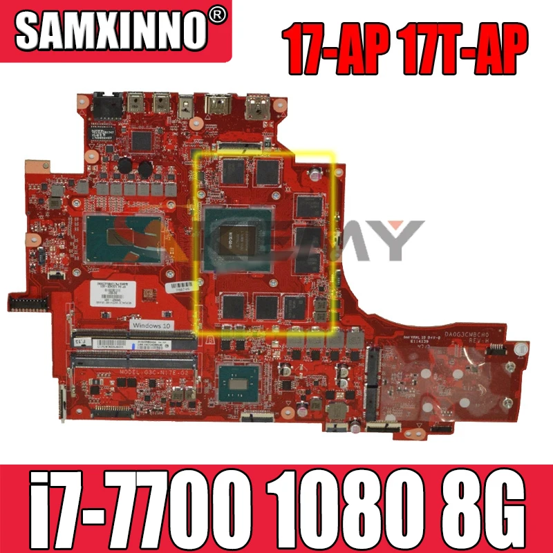 

Akemy New and working 100% hp OMEN X 17-AP 17T-AP motherboard 940623-601 DAG3CMB1CH0 i7-7700 1080 8G 940623-001 942306-501