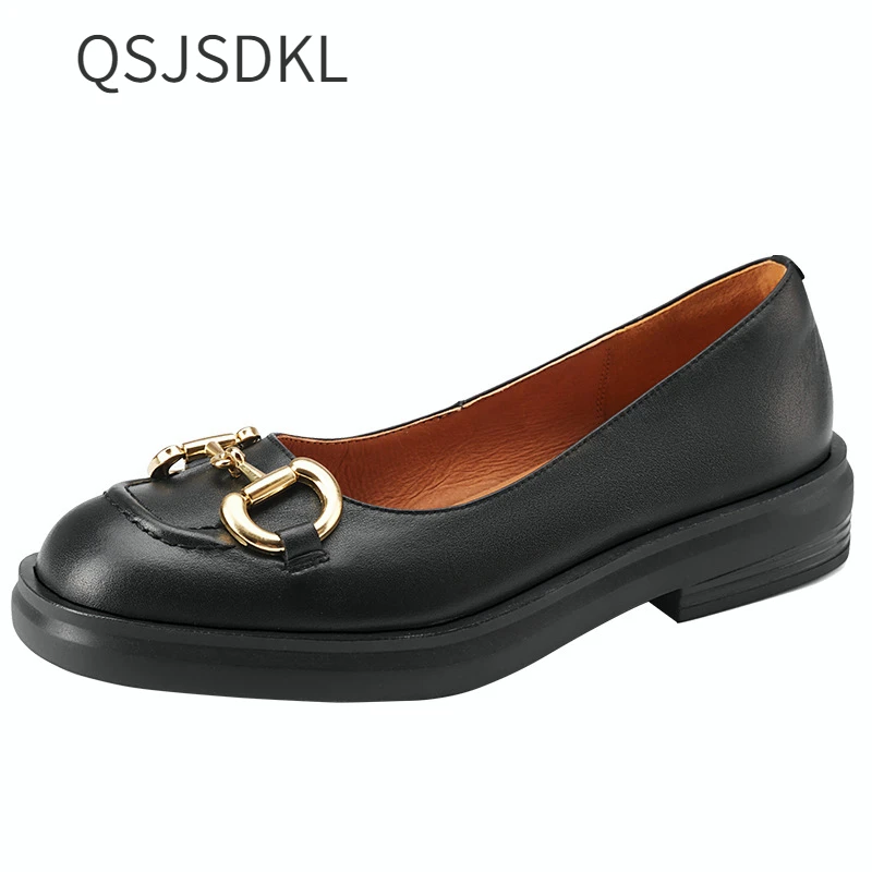 

Туфли женские на толстой подошве, Винтажная обувь JK в британском и японском стиле, модные