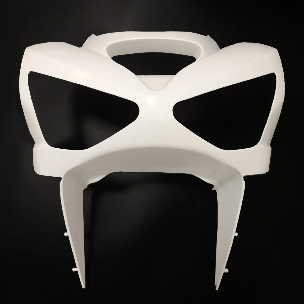 

Unpainted Front Upper Fairing Headlight Cowl Nose Panlel Fit For Kawasaki Ninja ZX636 ZX600 ZX6R ZX-6R 2003 2004