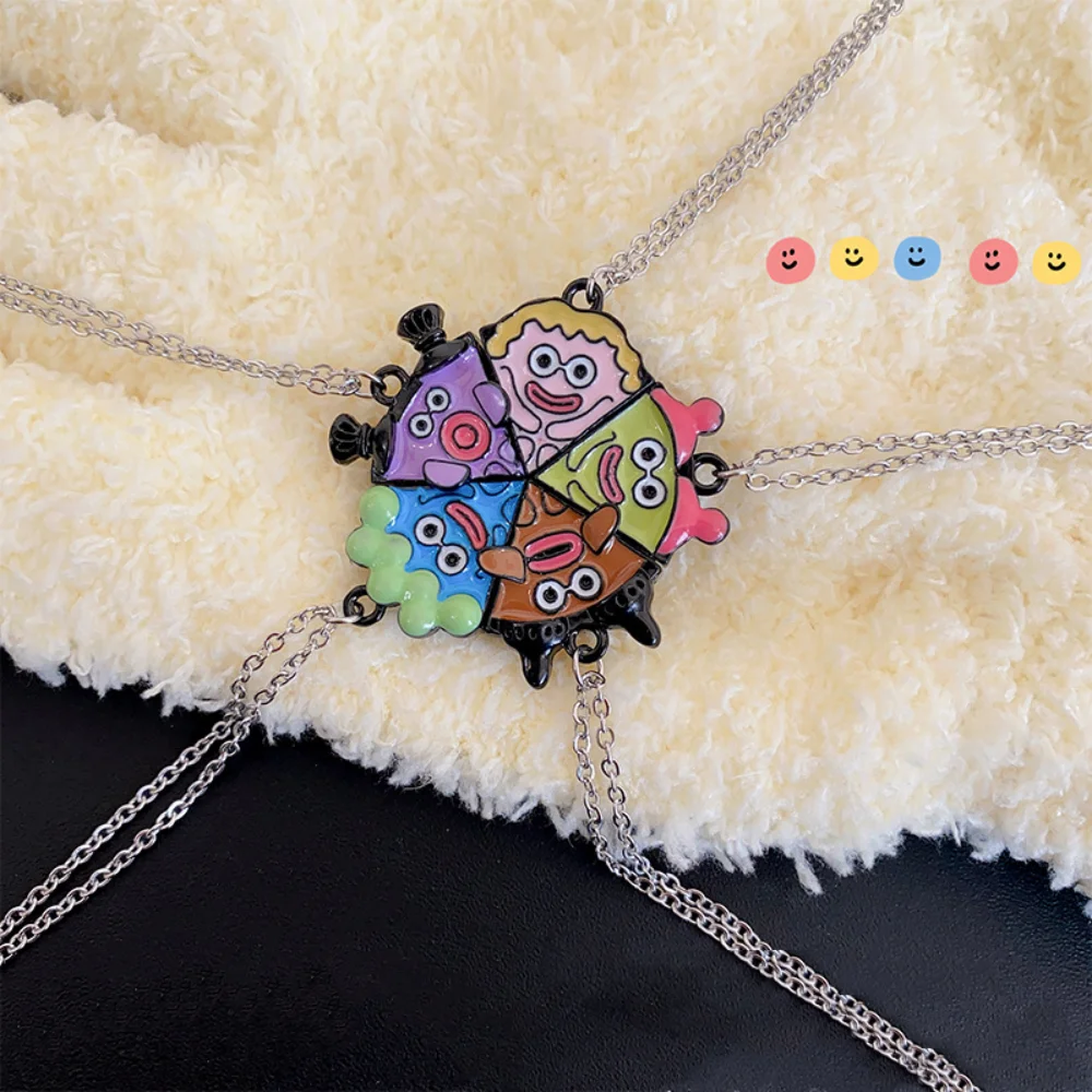 Магнитное ожерелье в форме пиццы с героями мультфильмов магнитное креативное