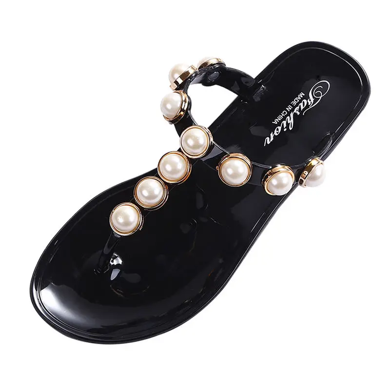 Шлепанцы женские повседневные сланцы для девочек Нескользящие сандалии-желе