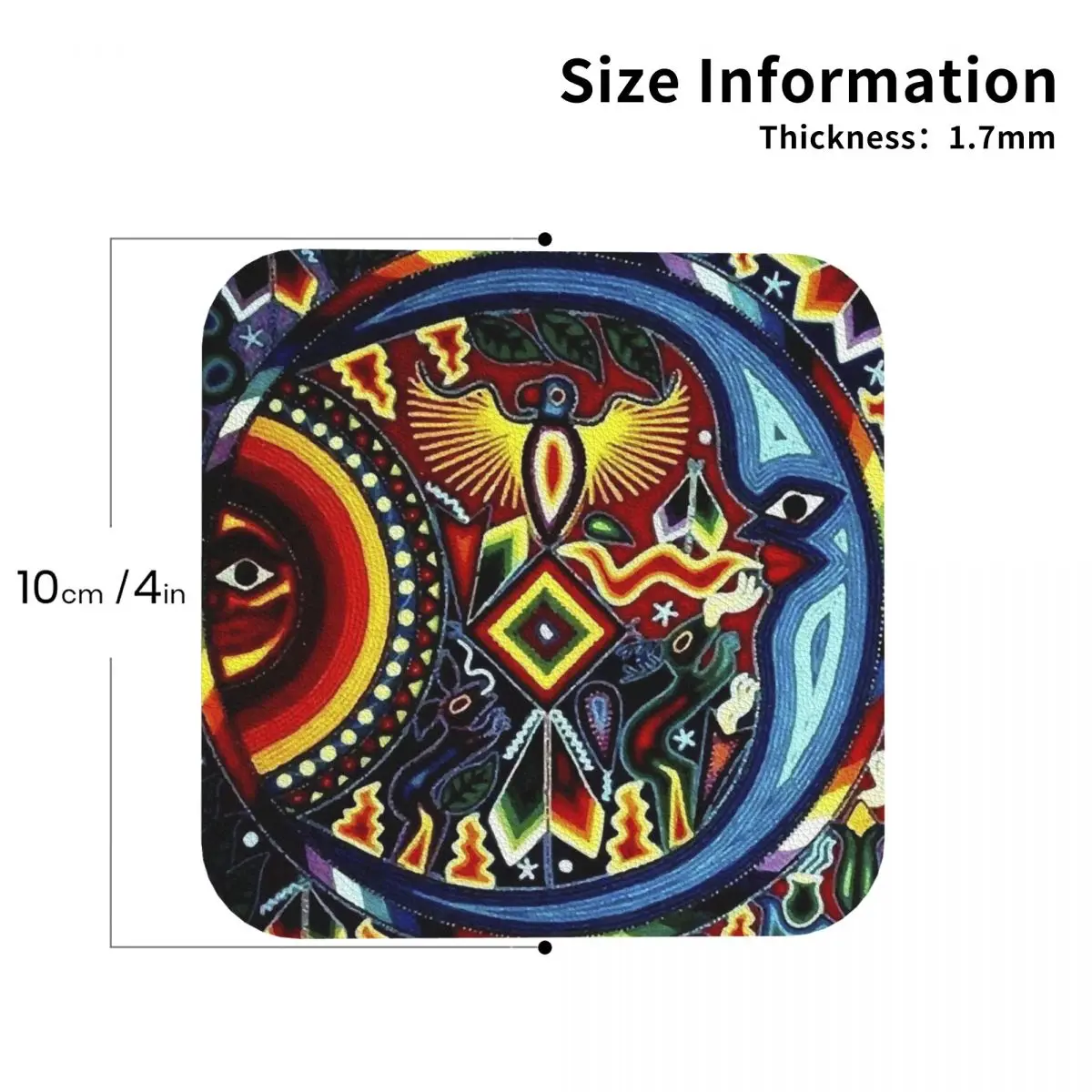 Подставки Moon Sun Huichol кожаные подставки Нескользящие изоляционные кофейные