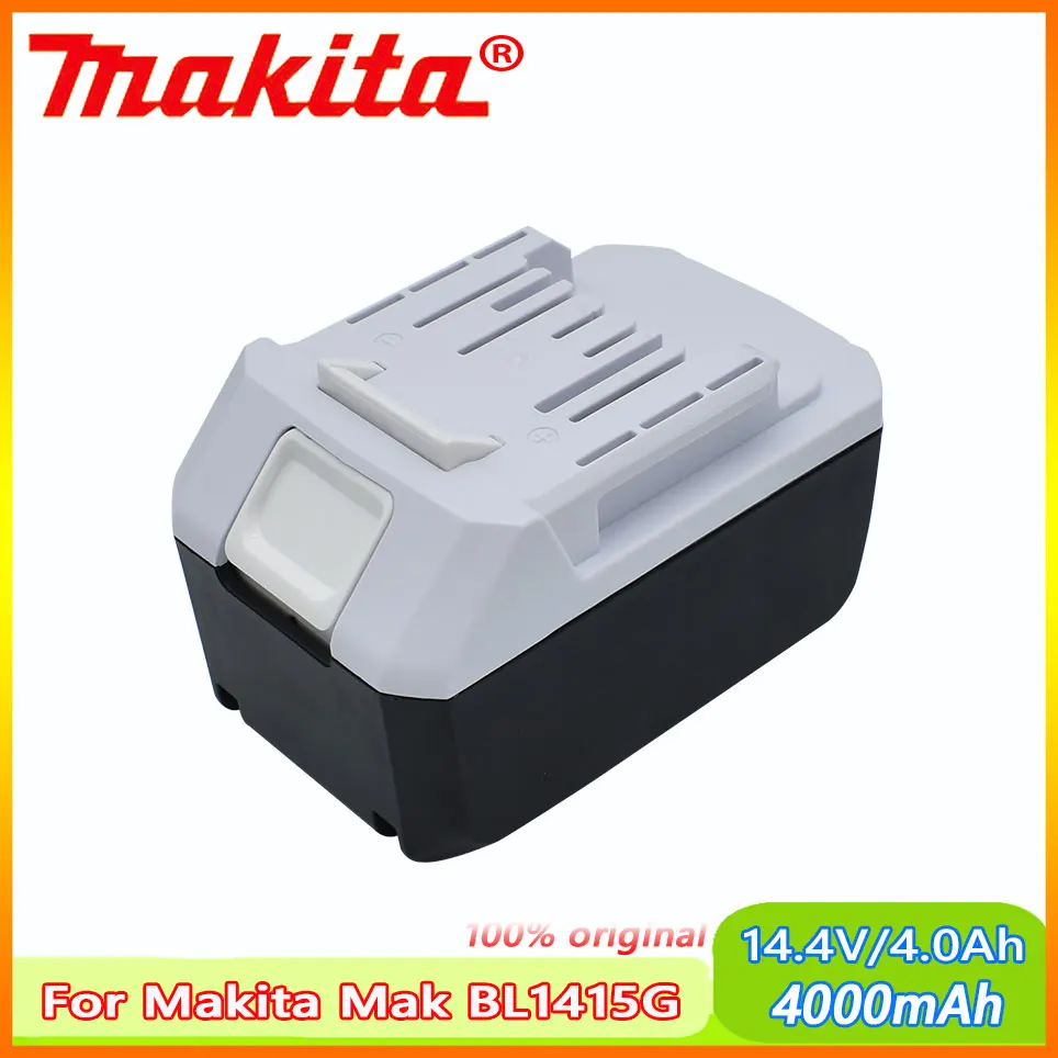 

14.4V Original Makita 4.0AH Rechargeable Li-Ion Battery For Makita Mak BL1413G BL1460G DC18WA UH480D UH520D UM165D UR140D DMR106