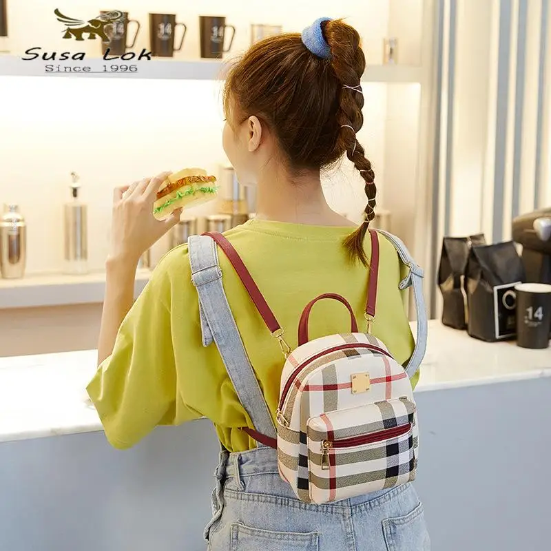 

Luxury Brand Women Backpack Book Bag 2022 Classic Printed Quality Rucksack Female Shoulder Back Bag Collage Bag Laptop