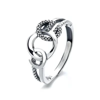 925 silver original couple rings birthday wedding punk retro geometric alphabet adjustable ring women fine jewelry 2022 trend