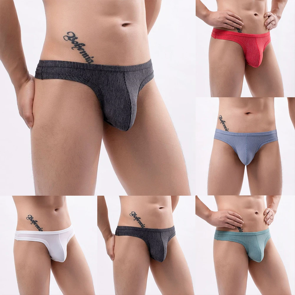 

Стринги мужские с низкой посадкой, пикантное нижнее белье с U-образным выпуклым мешочком, Трусы-стринги, трусы-брифы, нижнее белье, бикини