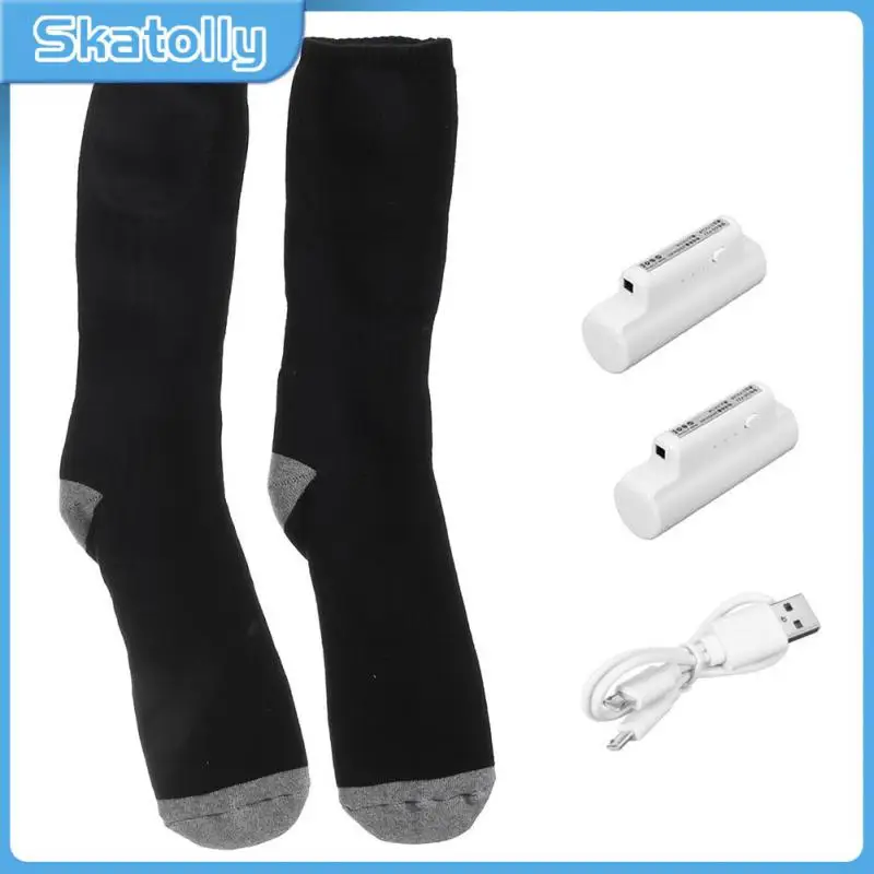 

Large Capacity Feet Warmer Elasticity Thick Heated Stockings Unisex Electric Heated Socks Heating Equipment Intelligent Control
