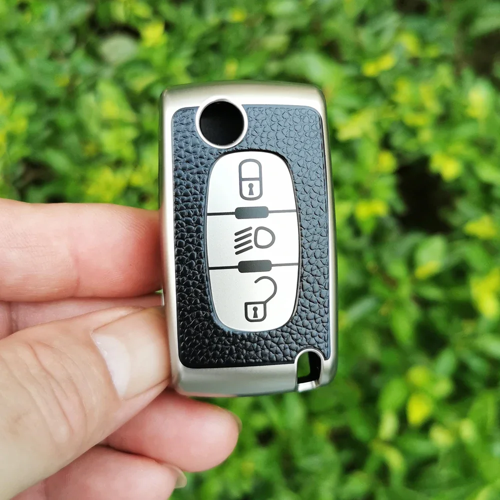 Высококачественная Автомобильная флип-сумка из ТПУ для Peugeot 107 207 307 308 407 607 3008 Citroen