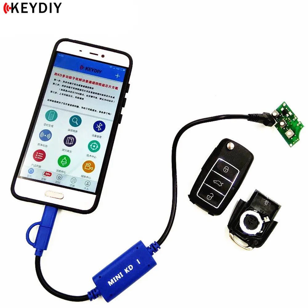 KEYDIY мини KD ключ генератор пультов склад в вашем телефоне Поддержка Android сделать - Фото №1