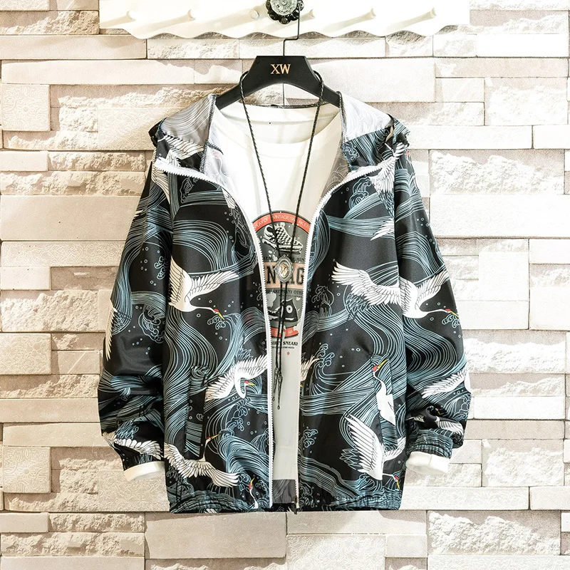 

Мужской осенне-весенний светоотражающий тренчкот в Корейском стиле дневного размера 4XL, водонепроницаемая куртка, мужской свободный тренч...