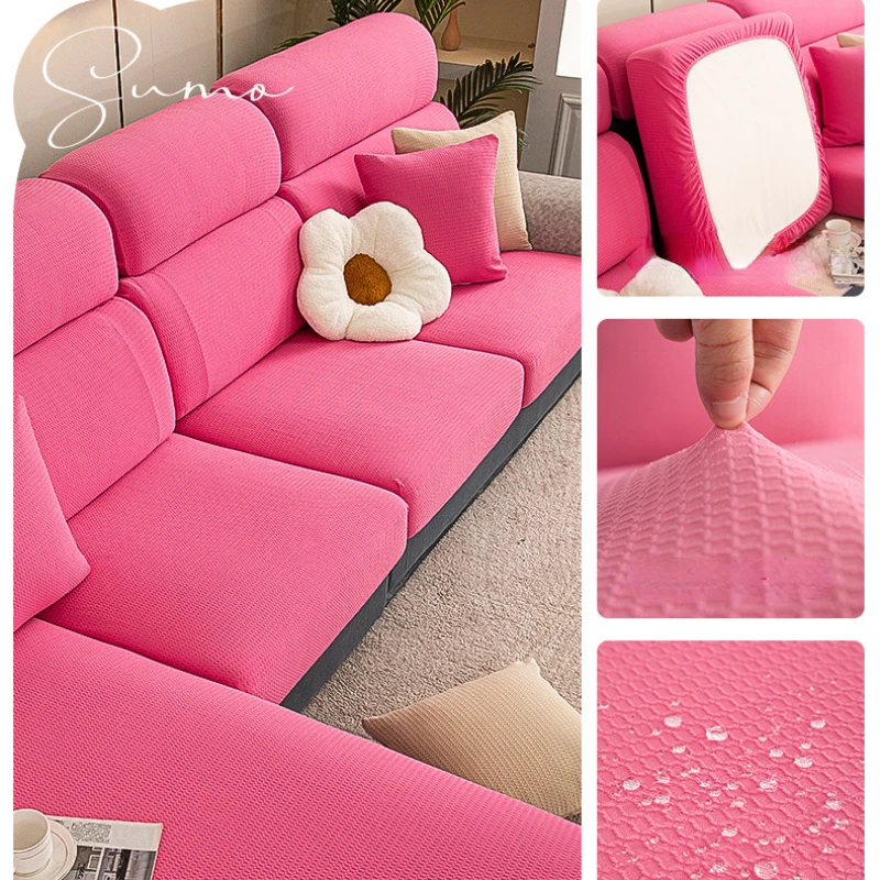 

All-inclusive Couch Cover for Living Room Four Seasons Universal Non-slip Anti-cat Scratch Waterproof Cushion Better Elasticity